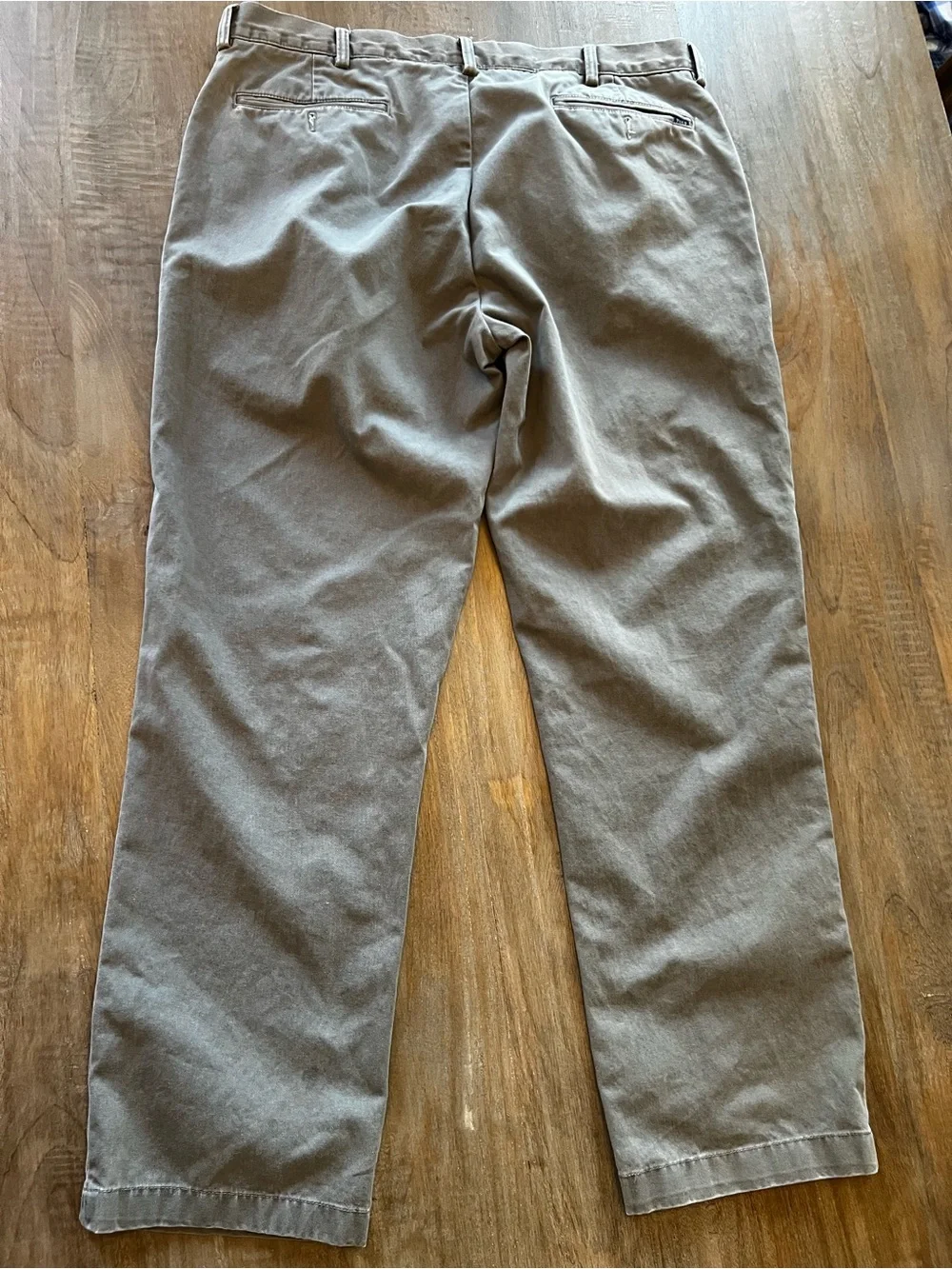 Men's Casual Cotton Ralph Lauren Polo Chinos in Gray